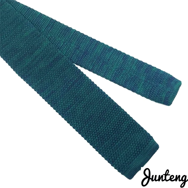 Модный мужской вязаный галстук разноцветные узкие тонкие тканые простые