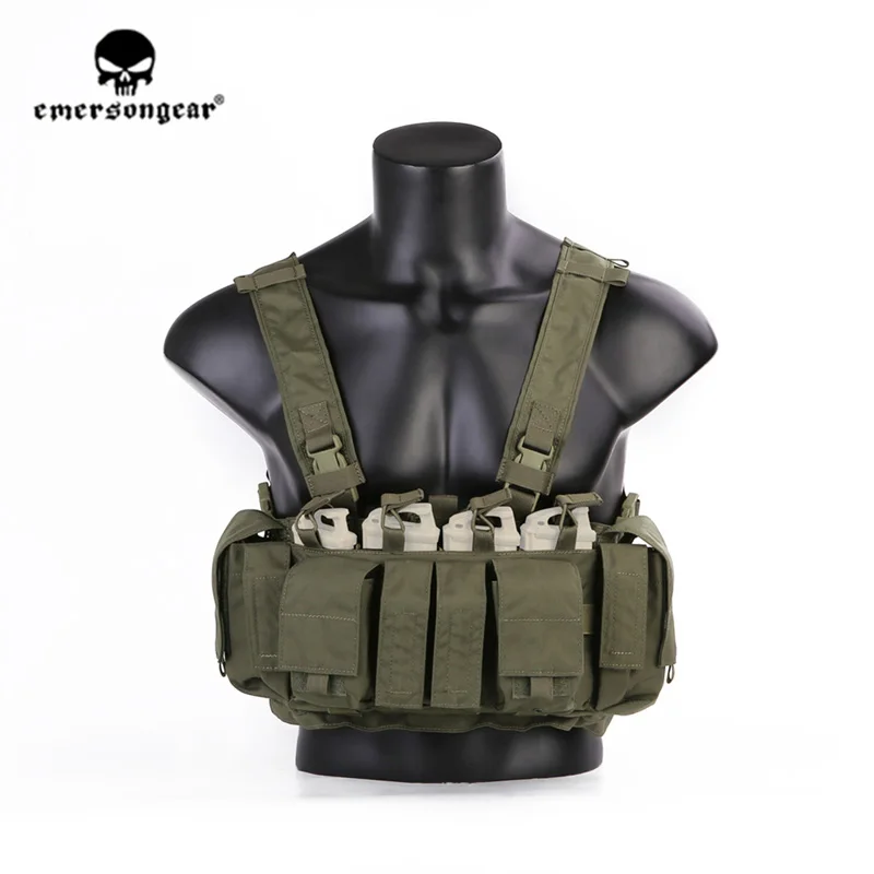 Ranger Green Emersongear Emerson MF Стиль Тактический нагрудная установка UW Gen IV охотничий жилет Ranger Зеленый жгут Сплит передний Перевозчик CS Военная Экипировка - Цвет: Ranger Green