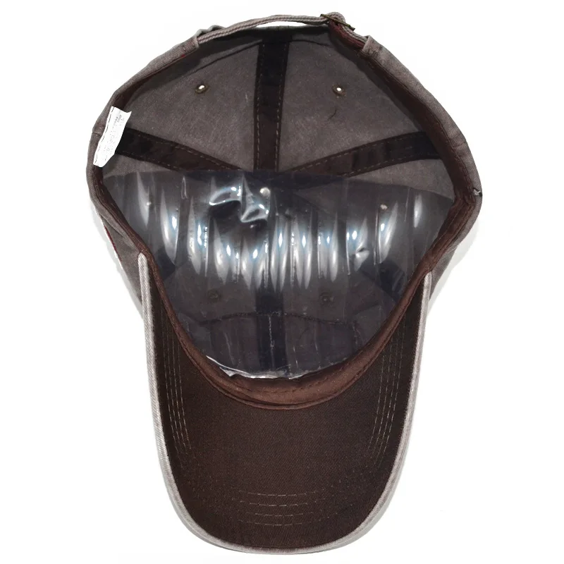 Embroidered Letters JUMP1985 Denim Old Washed Baseball Cap Ladies Wild Bones Daddy Men's Hip Hop Skully | Аксессуары для