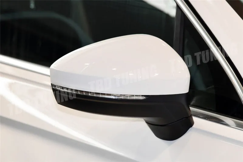 Для Volkswagen VW Tiguan Sharan сменный стиль зеркало заднего вида из углеродного волокна Cover2009 2010-2013