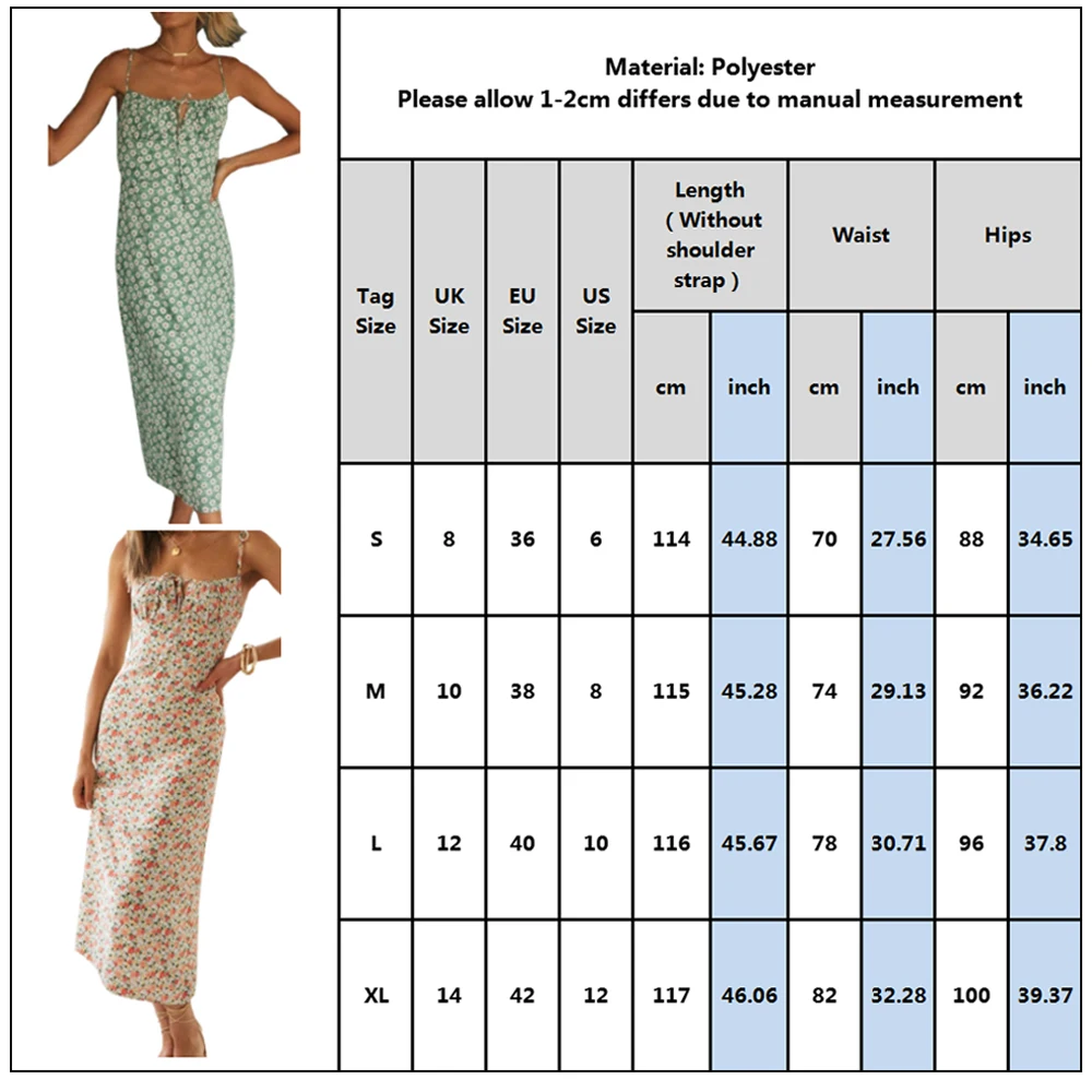 

Sexy Spaghetti Strap Bohohemian Dresses for Women Casual Floral Print Beach Dresses Ladies Sleeveless Backless Midi Sundress D30