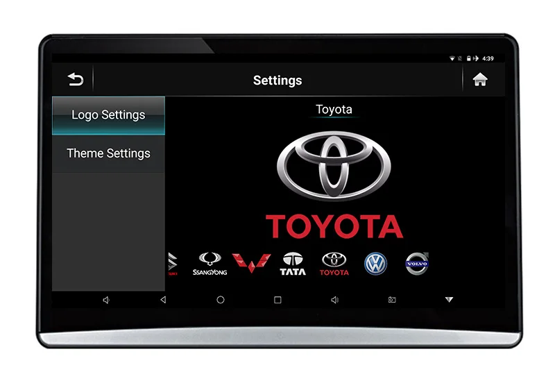 12,5 дюймов Android 8,1 Автомобильный подголовник монитор 1920*1080 FHD 1080P видео сенсорный экран wifi/Bluetooth/USB/SD/HDMI/FM MP5 видеоплеер