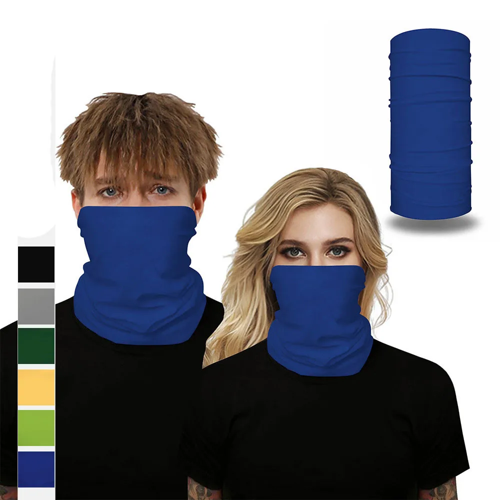 Однотонный защитный шарф походная бандана на открытом воздухе Забавный шейный с
