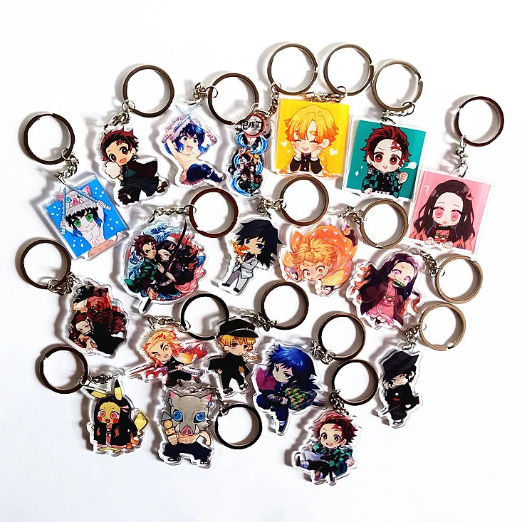 Брелок для ключей из акрила с аниме рассекающий демонов киметану нет айбы 19