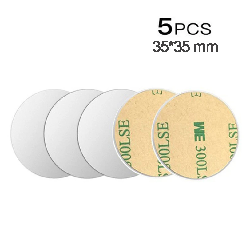 uslion magnetic metal plate for magnetic car phone holder universal iron sheet sticker stand mobile phone magnet holder mount free global shipping