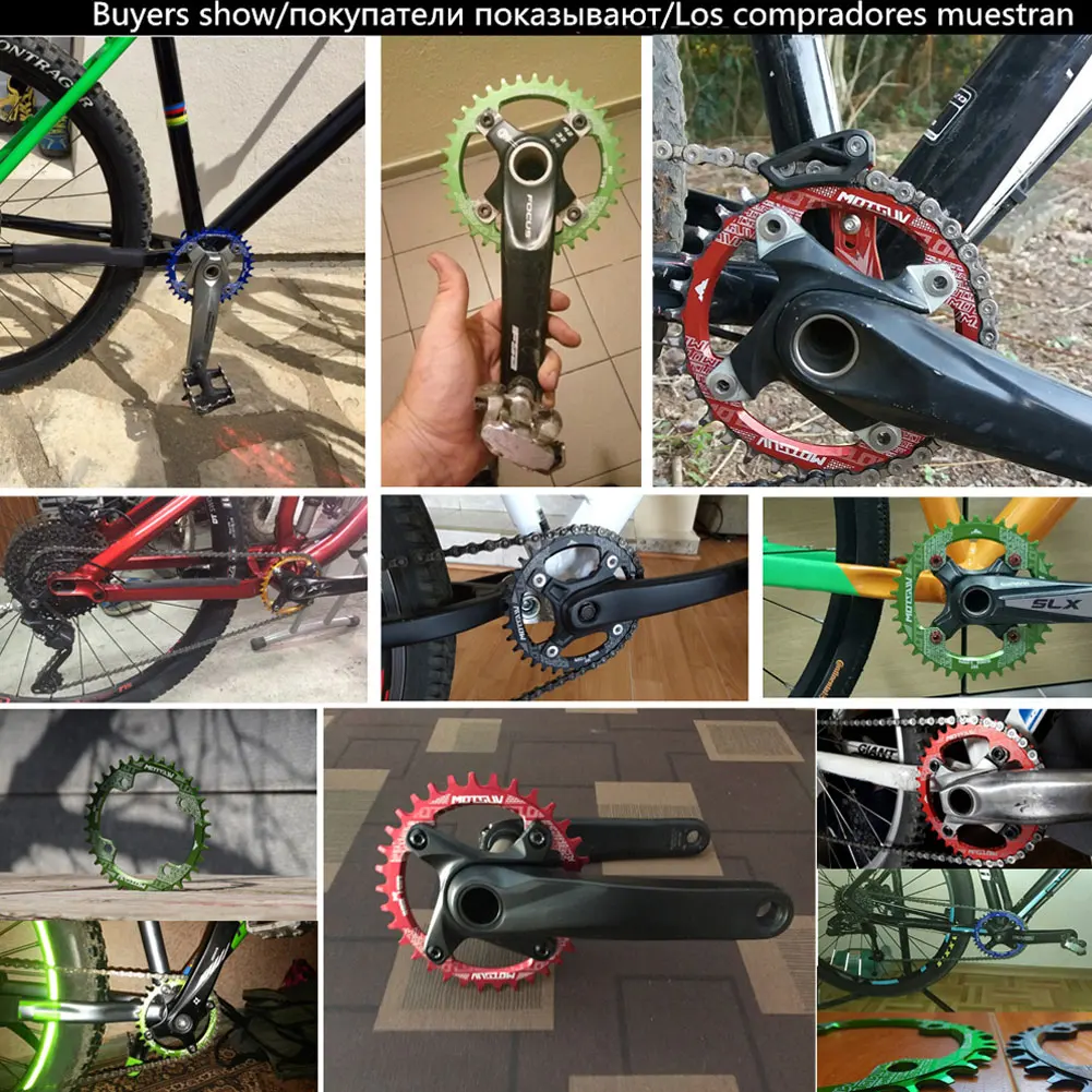 Mountain Bike Chainwheel Bicycle Chainring MTB Chain Disc 104BCD 32t / 34t 36t 38t Single tray Parts | Спорт и развлечения