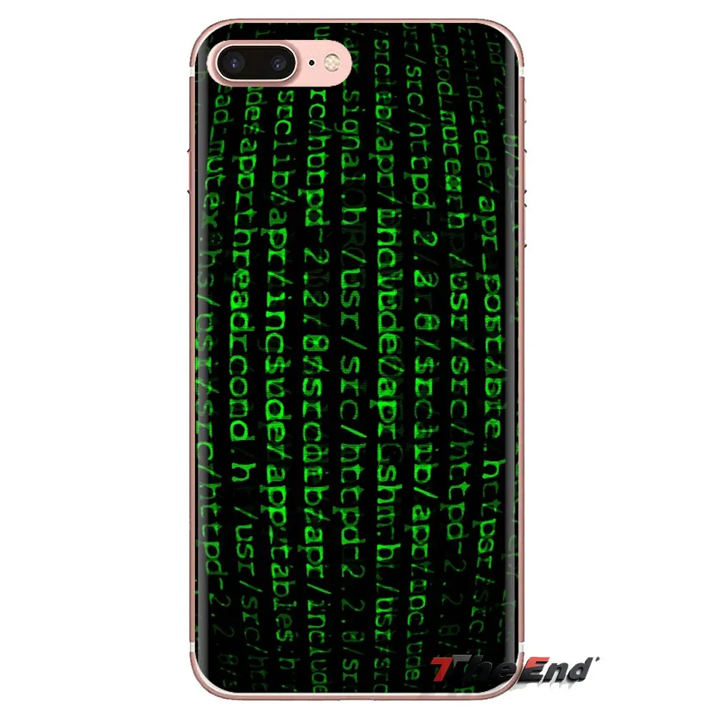 Soft Transparent Cases Covers Hacker Computer code For iPod Touch Apple iPhone 4 4S 5 5S SE 5C 6 6S 7 8 X XR XS Plus MAX |