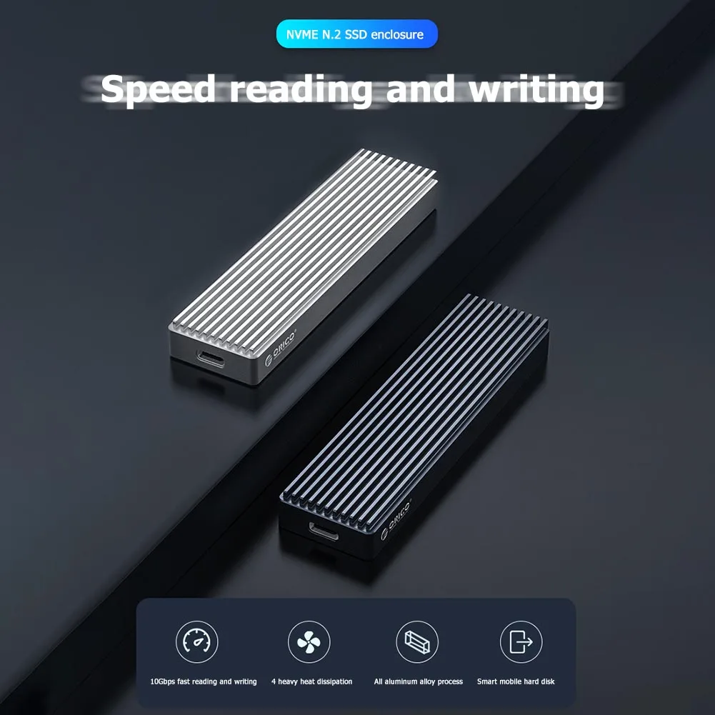 ORICO M.2 SSD жесткий диск коробка для NVME PCIE 2 ТБ USB C 10 Гбит/с жесткого диска чехол с Тип к