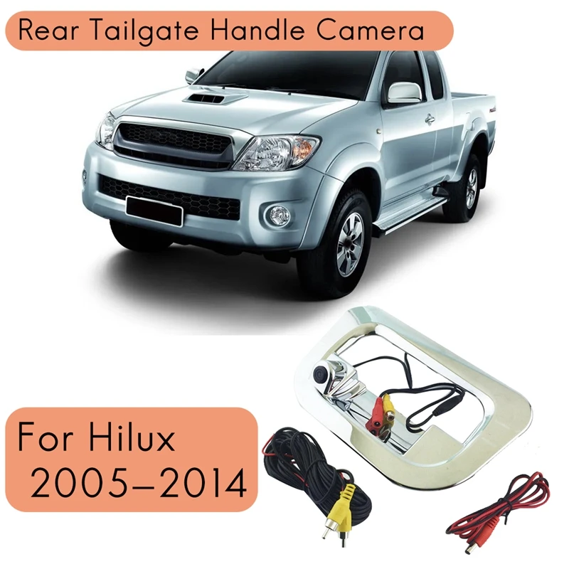 

Для Toyota Hilux 2005-2014 тыловая камера заднего вида с ручкой, фотокамера заднего вида, камера заднего вида для парковки