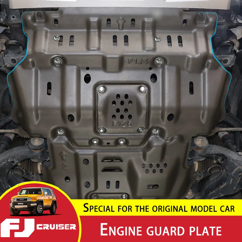 

Защитная плата ходовой части для Toyota FJ Cruiser, защитная пластина двигателя, модификация FJ 3D, защитная пластина ходовой части, аксессуары