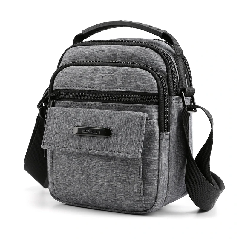 Повседневная мужская сумка мини нейлоновая на плечо водонепроницаемая