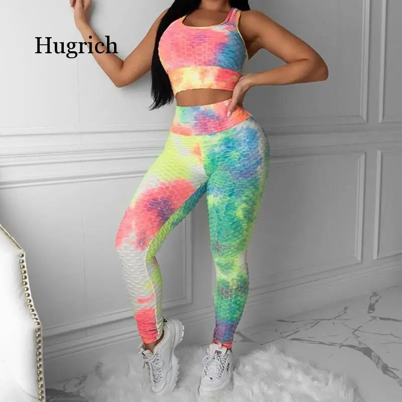 

2021 Summer Autumn High Quality 2 Pieces Set New Short Waistcoat and Bottoms Sports Wear for Women
