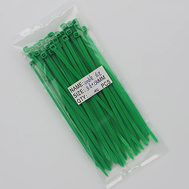 green color Self-locking plastic nylon tie cable fastening ring 150/200/250mm zip wraps strap | Обустройство дома