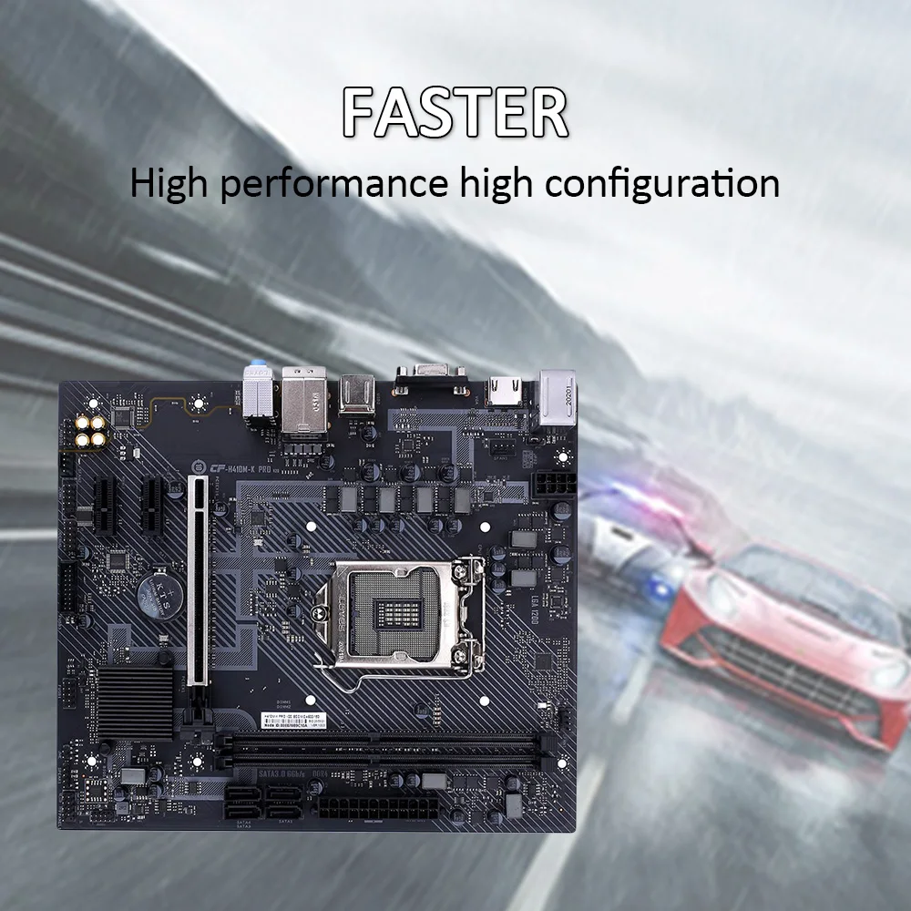 

Colorful H410M-K PRO V20 Gaming Motherboard Support 10th Generation Intel Core Processors Comet Lake-S series Socket 1200