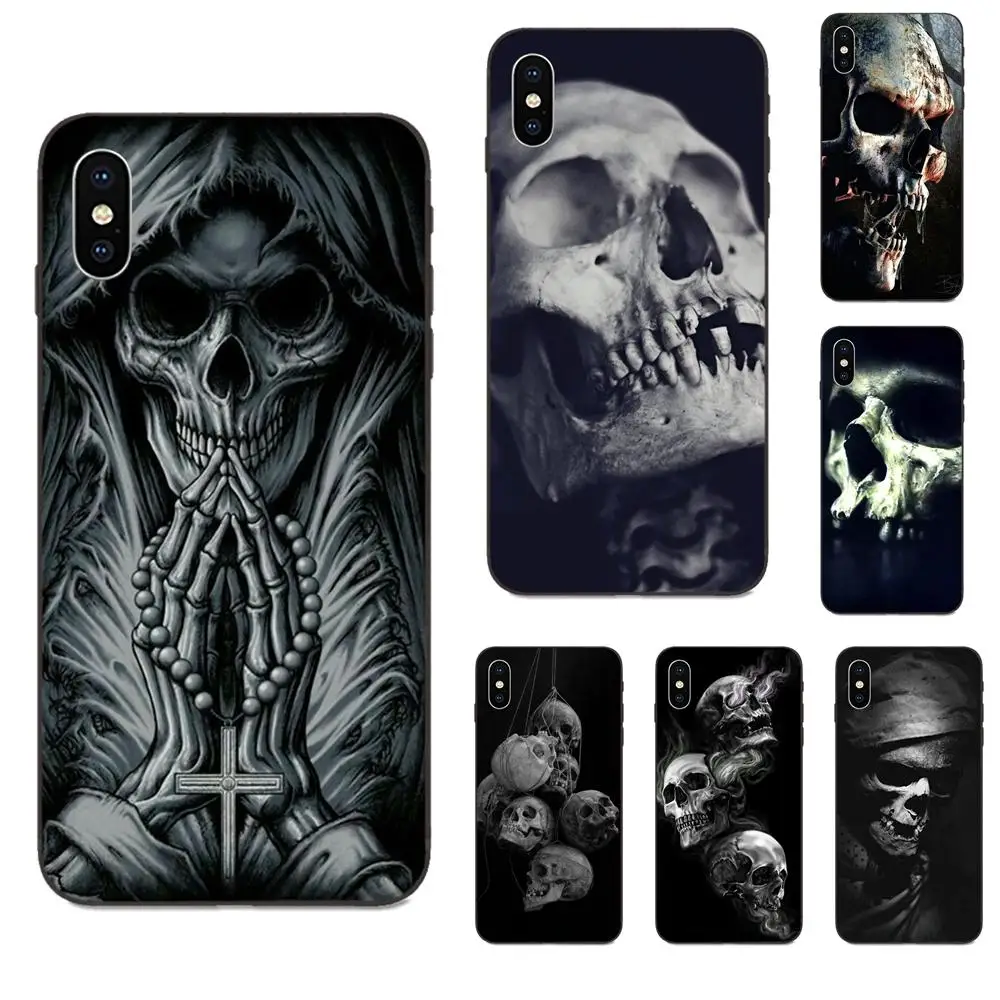 Особняк с привидениями рисунком черепа для Galaxy A10S A20S A2 Core A30S A40S A50S A70S A90 5G M10 M30S M40