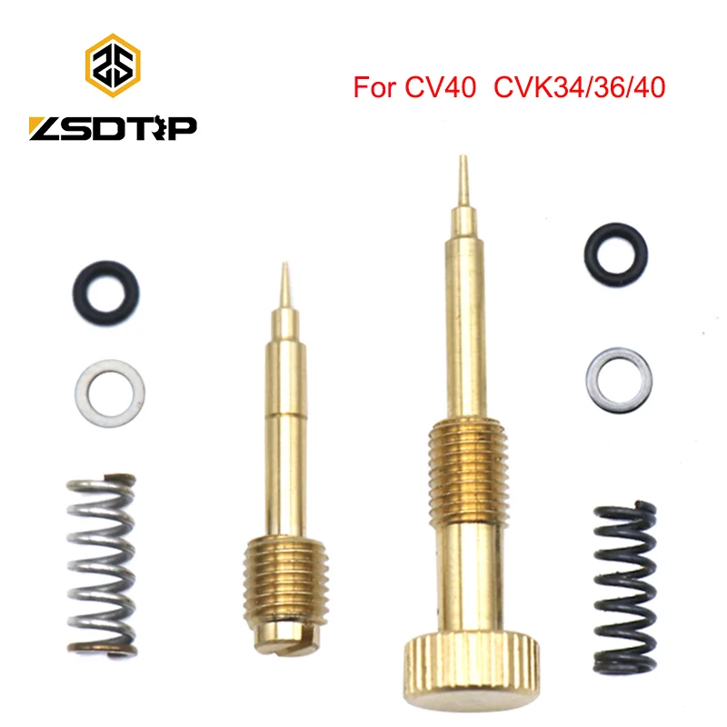 

ZSDTRP Motorcycle Carburetor Idle Speed Adjusting Screw kit For PWK keihin CV40 CVK34/36/40 Carbs