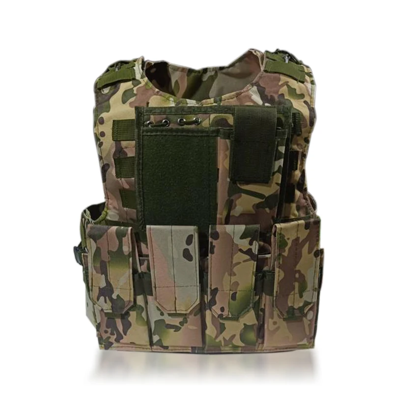 Black Adult Outdoor Multi-function Tactical Vest Molle Armor Hunting Jungle Equipment | Vests