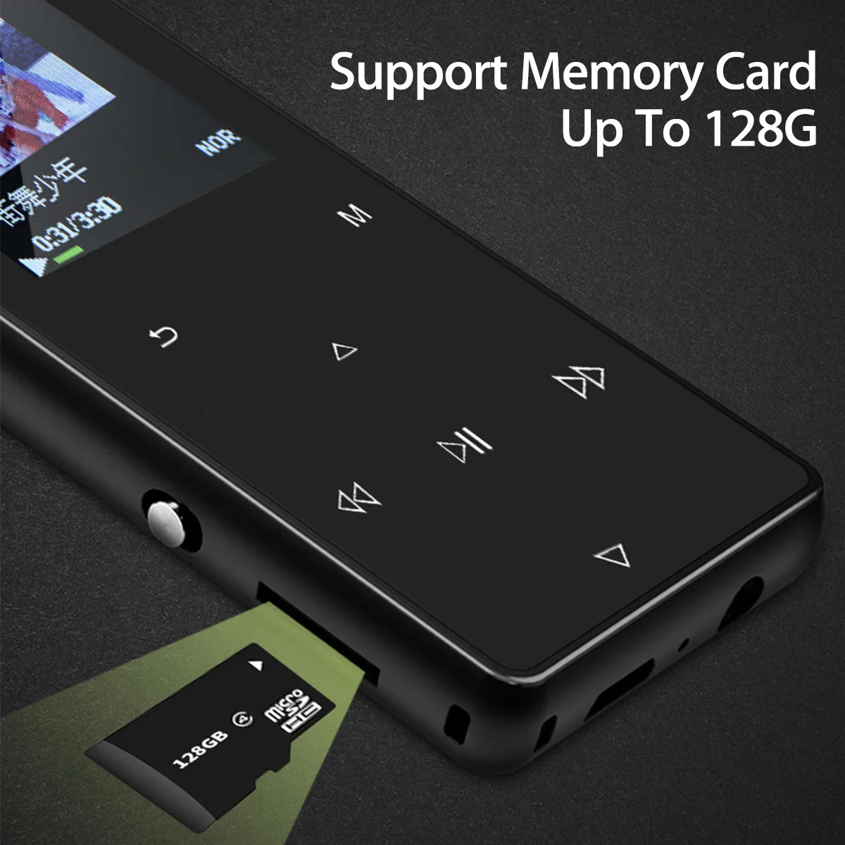 Портативный музыкальный плеер с поддержкой TF карты 8 ГБ 16 32 bluetooth MP3 Hi Fi FM радио
