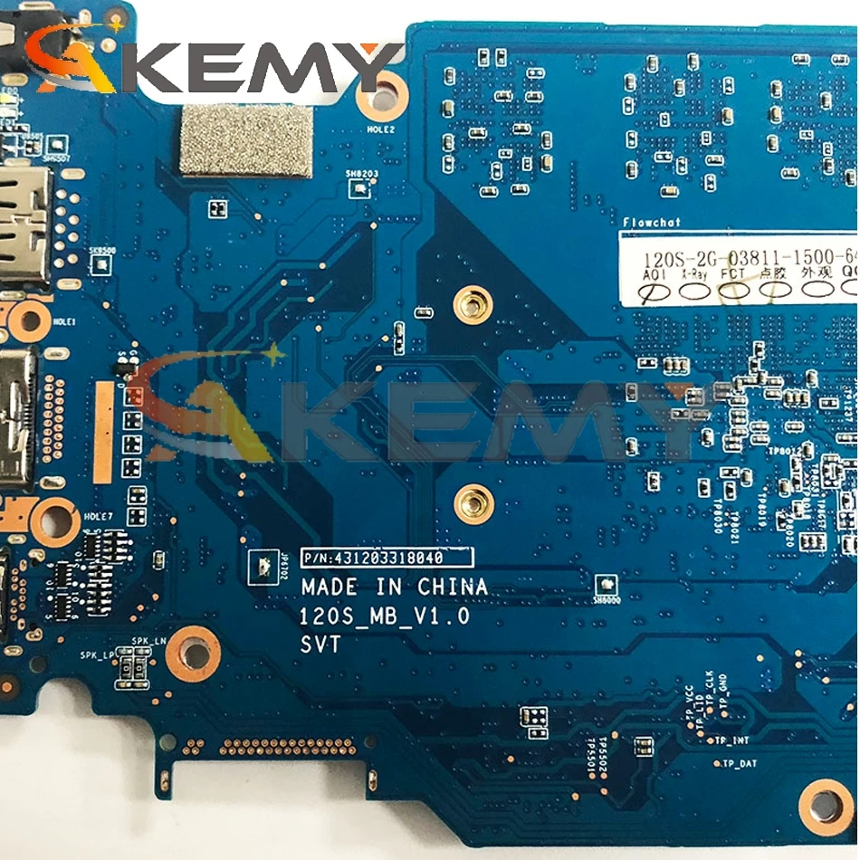 for lenovo 120s 11iap s130 11igm laptop motherboard 120s s130 with cpu n4200 n4100 8gb ram support m2 hard drive tested 100 ok free global shipping