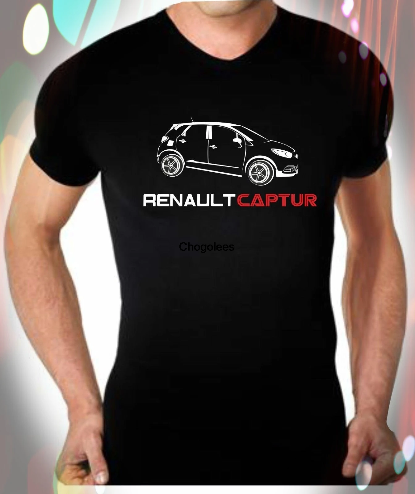 Футболка Cool Man Auto Per Renault Captur Графические Топы|Мужские футболки| |