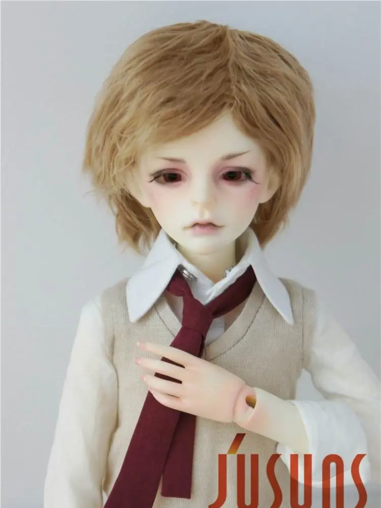 JD213 1/6 1/4 1/3 Fashion Mohair doll wigs Short Boyish BJD Wigs 6-7inch 7-8inch 8-9inch toy hair accessories | Игрушки и хобби