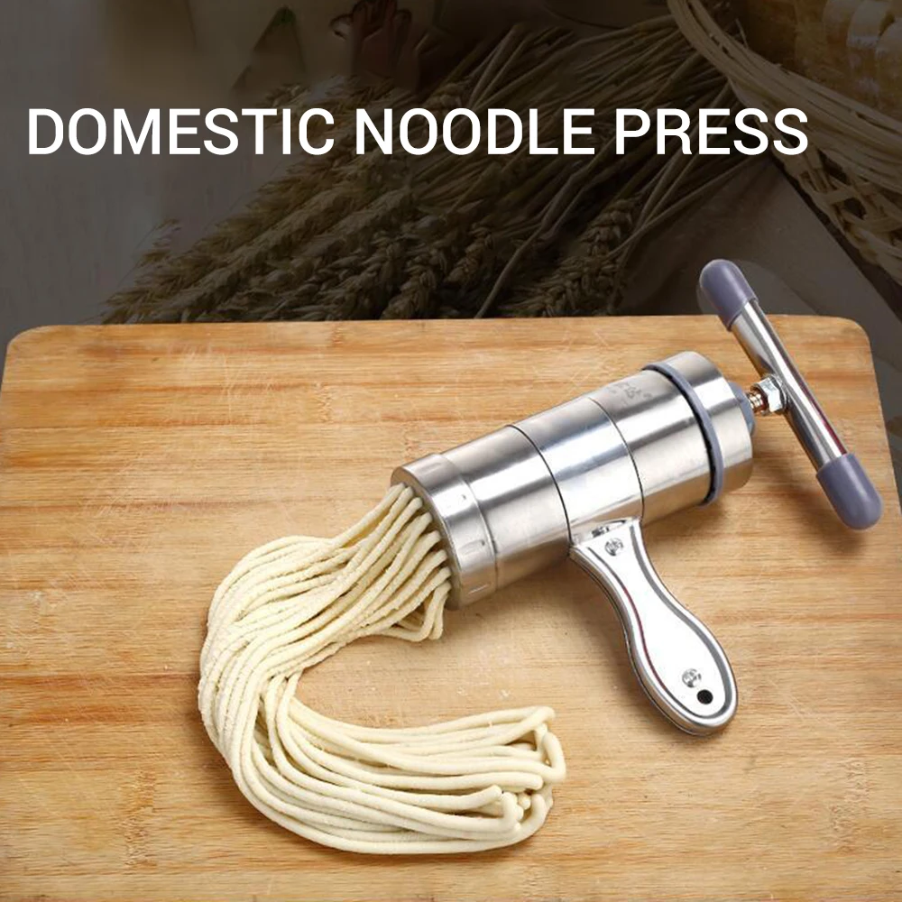 Ручной пресс для лапши из нержавеющей стали машина приготовления макаронных