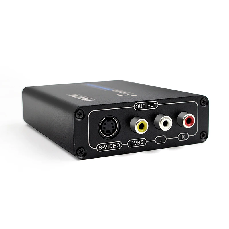 HDMI к RCA AV и S-video адаптер конвертер HDMI к 3RCA AV CVBS композитный и S-Video конвертер адаптер Поддержка 720 P/1080 P