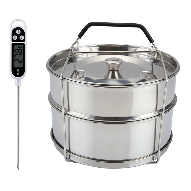 

Цифровой пищевой термометр, измерительный прибор из нержавеющей стали, для духовки, барбекю, мяса, молока, воды, Штабелируемый