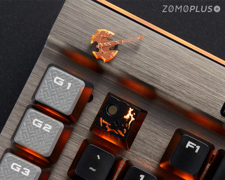 Zomo dota2 боевой ярость Artisan Keycap ЧПУ анодированный алюминий совместимый