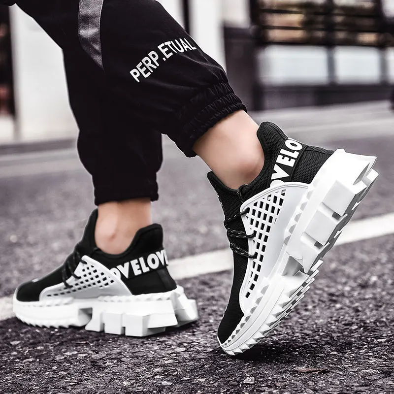 2019 г. Осенняя обувь в клетку Мужская Дизайнерская Martin на массивном каблуке Модная