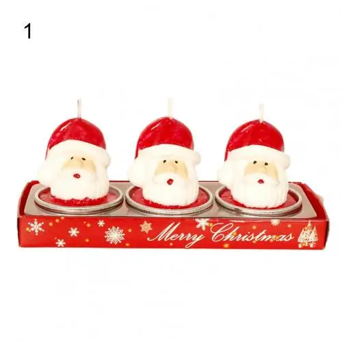 

Рождественские свечи 3 шт