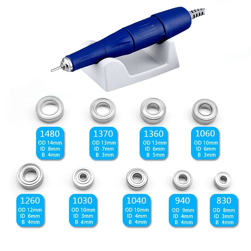 

Машинка для маникюра MR148zz, MR126zz, MR106zz, MR104zz 623, 693zz, Strong 210, 105L, 5 шт./лот