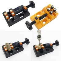 mini drill press vise clamp for jewelry walnut watch seal stamp carving tool