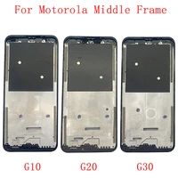 middle frame lcd bezel plate panel chassis housing for motorola moto g10 g20 g30 phone metal middle frame repair parts