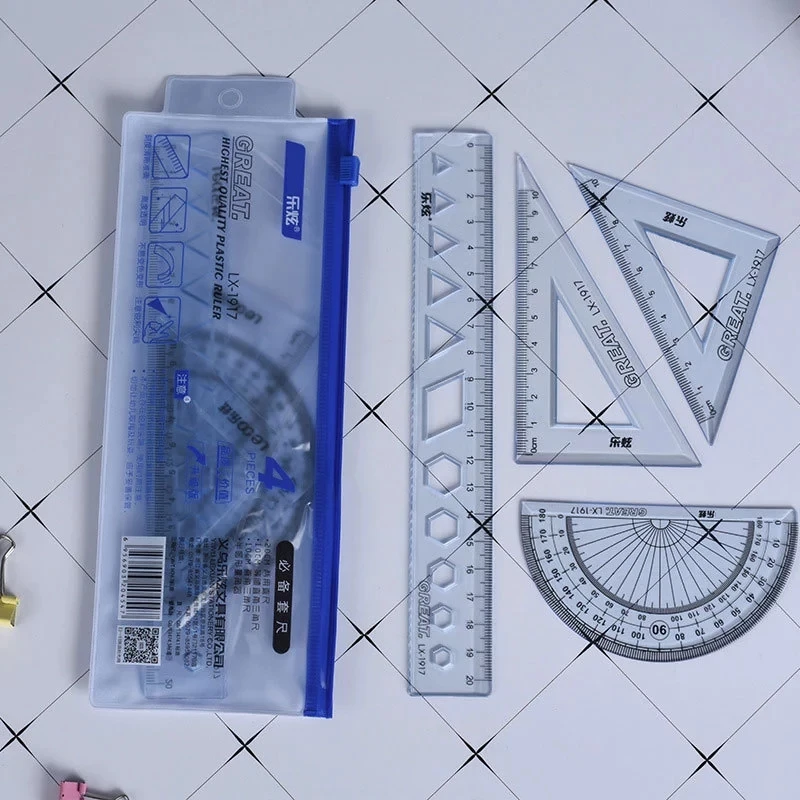 New type 4pcs / set of ruler for deep drawing measurement |