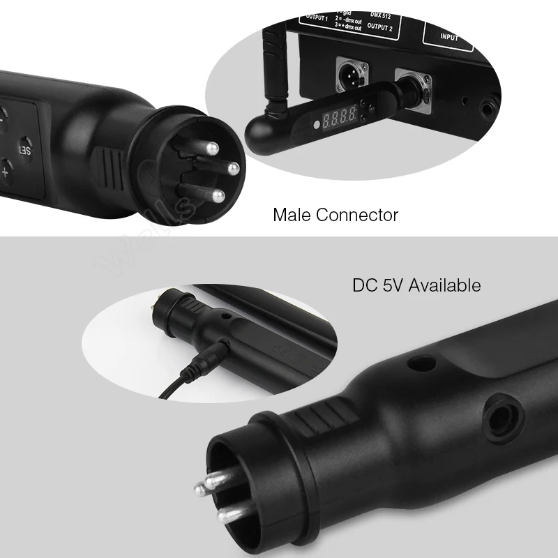Беспроводной контроллер подключения сигнала ISM 2 4G 3 контактный передатчик XLR DMX512