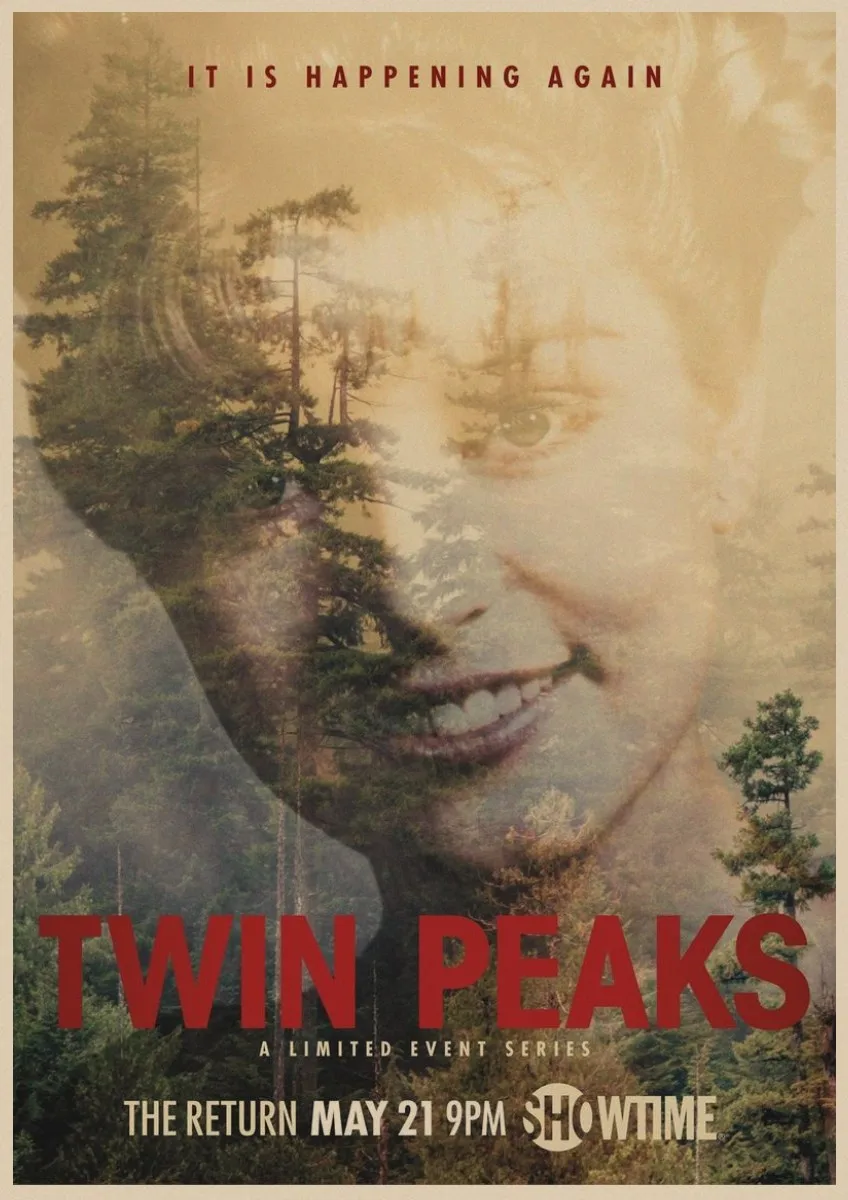 Новый Винтаж плакат Твин Пикс фильм дома номер декоративный Рисунок для бара