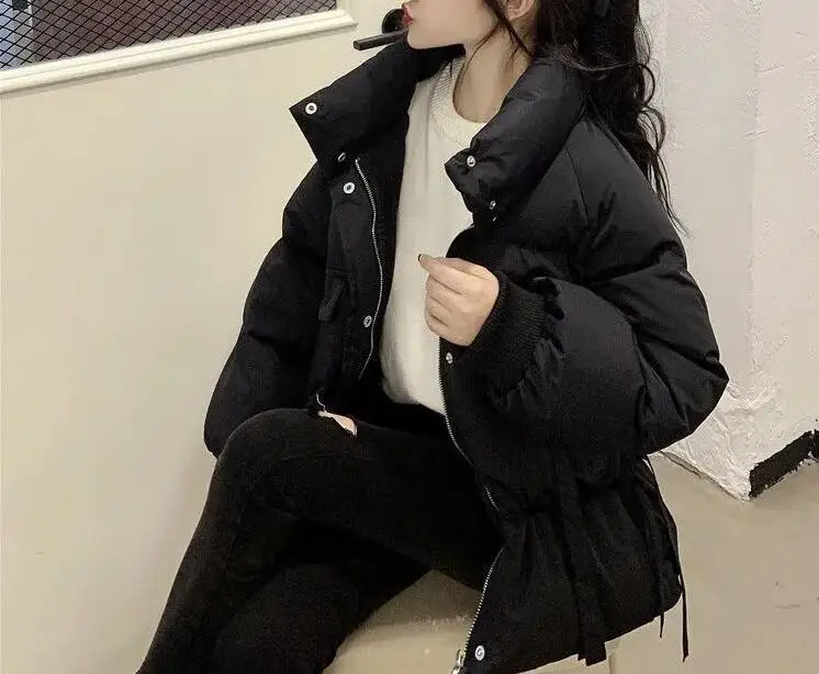 

Winter Girls Cotton Jacket Plus size Autumn clothes girl thick cotton student coat warm Feminina AUY7878