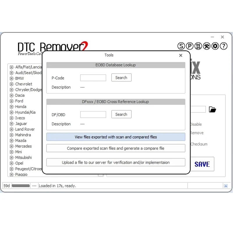 V2.5.6 DTCRemover 2 DTCRemover2 Выключение DTC Удаление программного обеспечения или выключение