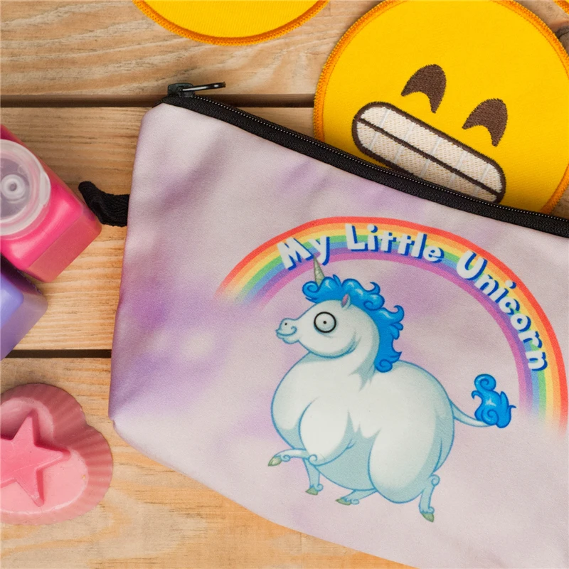 Женская косметичка на молнии портативный органайзер фиолетового цвета с