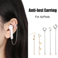 a pair wireless earphones anti drop ear clip simple earrings bluetooth earphone protection pendant for airpods 12 3 pro
