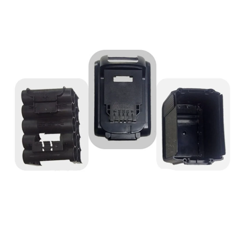 

for Dewalt 20V Li-Ion Battery Replacement Plastic Case Kit,DCB200 DCB180 DCB181 Li-Ion Battery Shell (No Battery Cell)