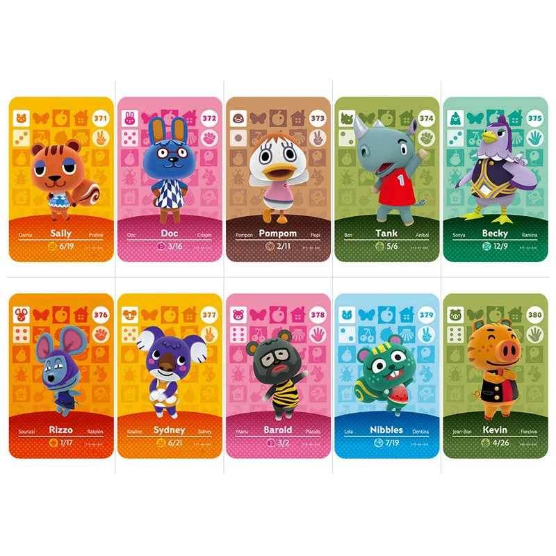 Animal Crossing Card Amiibo Work for NS Games NFC Amibo Switch Ankha Welcome Stickers New Horizons Series 4 (361TO 390) | Безопасность и