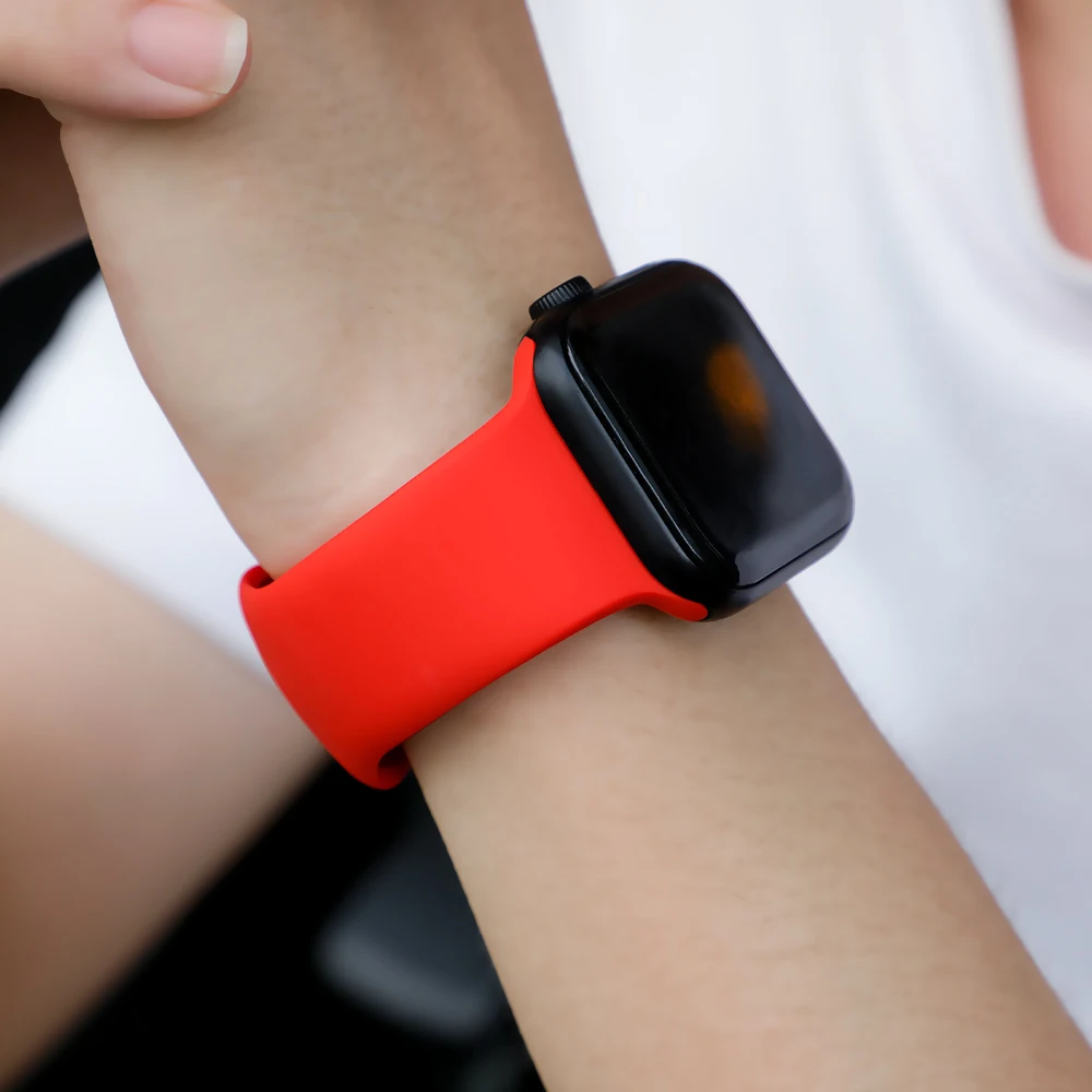 Ремешок для apple watch, ремешок для apple watch 5, 4, 3, iwatch, ремешок 42 мм, 44 мм, 38 мм, 40 мм, браслет Correa, силиконовый ремешок для часов, ремень, аксессуары