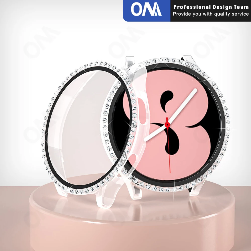 Блестящий Защитный чехол для Samsung Galaxy Watch 4 классический 42 мм 46 защитный