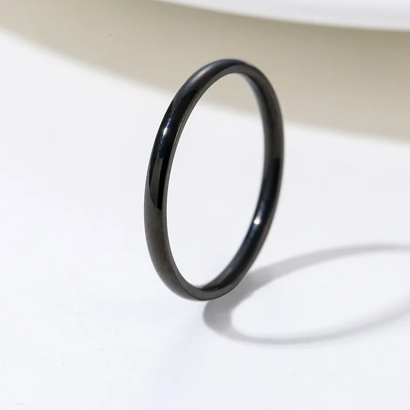 

Stainless steel European and American steel personality ring men's ring simple men's titanium steel ring