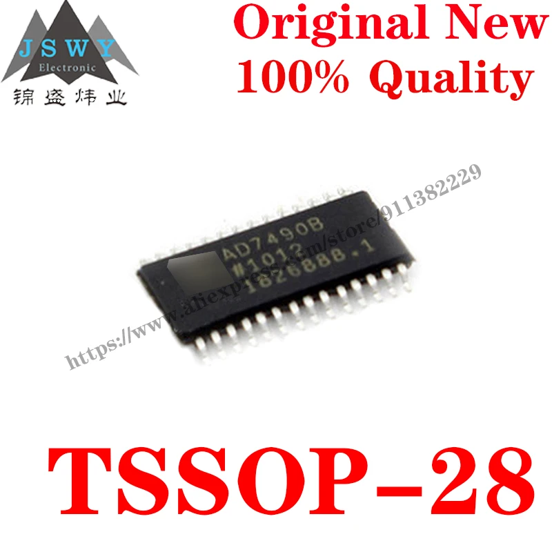 

5 ~ 10 шт. AD7490BRUZ TSSOP-28 цифро-аналоговый преобразователь-DAC IC Chip с для модуля arduino, бесплатная доставка AD7490B