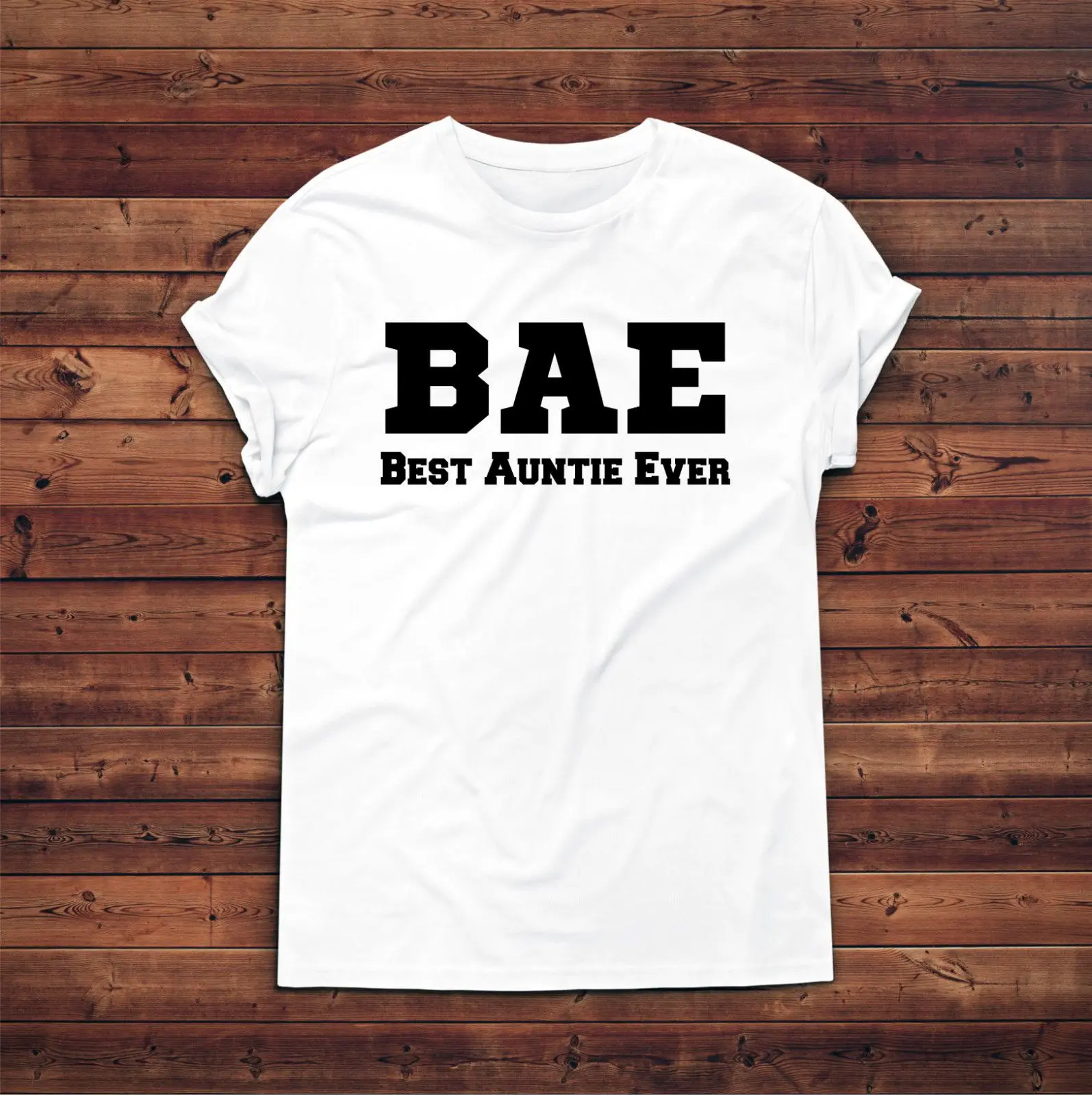 BAE Best Auntie Ever футболка с надписью подарок для тети модные мужские Забавные