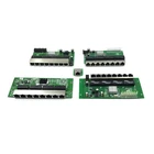 Поо PBC 8 порт Gigabit Ethernet коммутатор 8 портов met 8 pin way header 101001000 m концентратор 8way силовой контакт Pcb плата OEM schroef gat