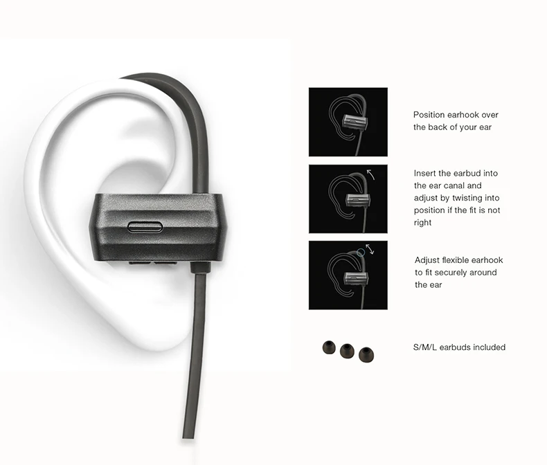 GGMM W600 Bluetooth наушники беспроводные Bluetooth наушники с микрофоном шумоподавление наушники стерео Бег Спорт гарнитура